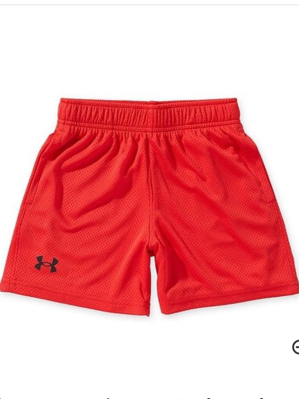 Under Armour Red Tech Mesh Boys' Athletic Shorts